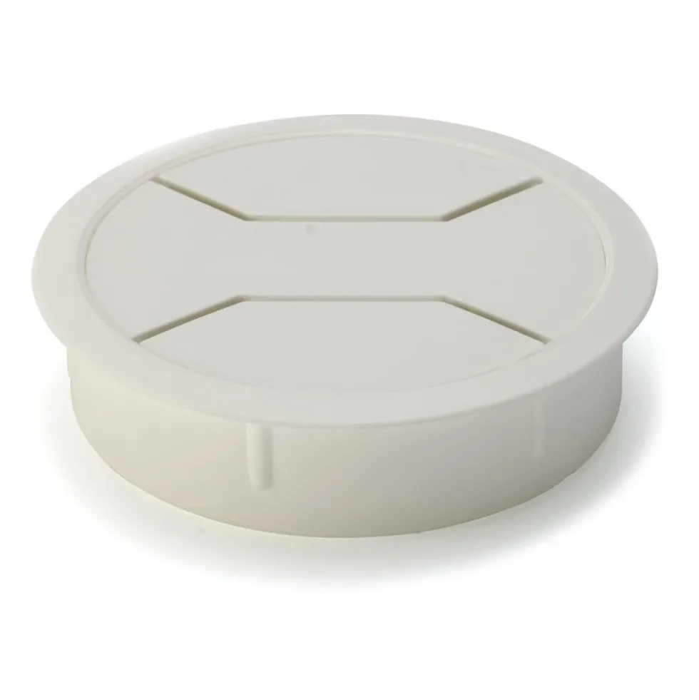 Kabelgenomföring för bord 79 mm Vit