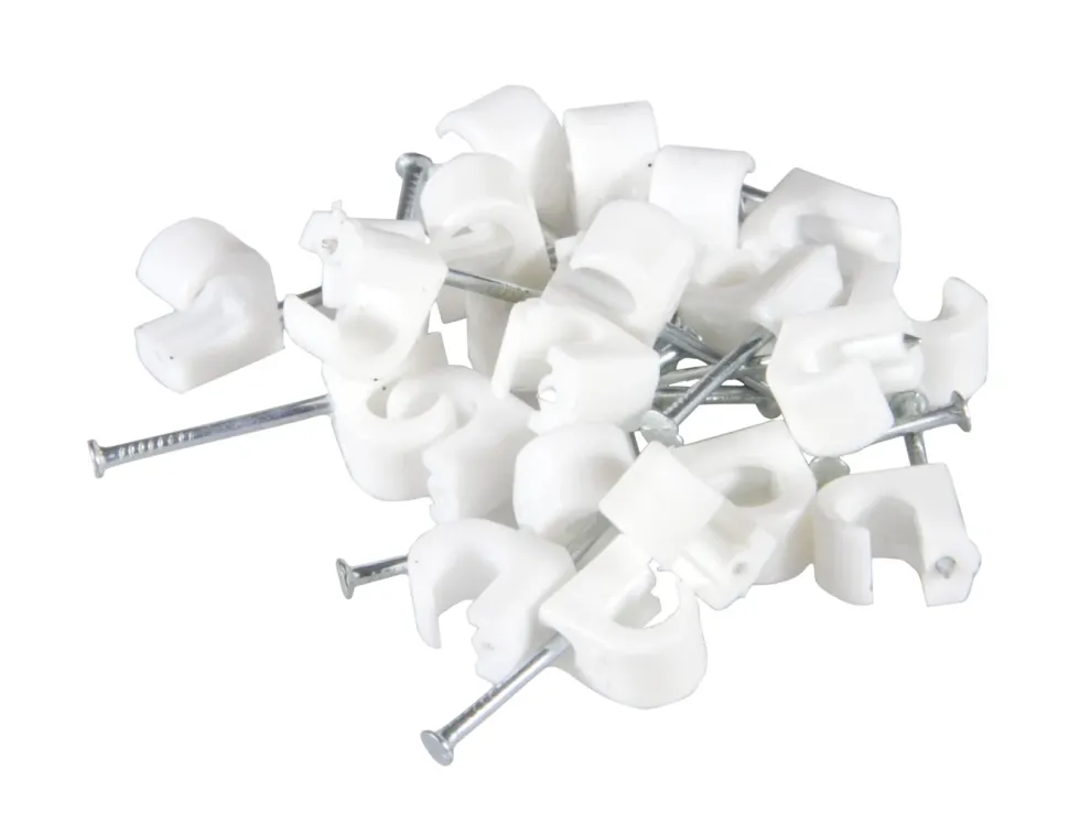 Kabelklammer för rund kabel 5-7 mm 20-pack