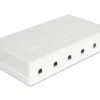 Keystone-uttagsbox 6 portar