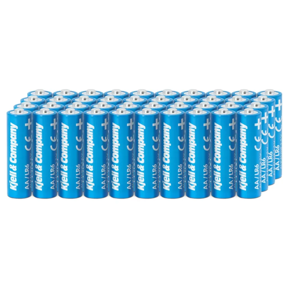 Kjell & Company AA-batterier (LR6) 40-pack