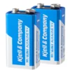 Kjell & Company 9 V-batterier (PP3) 2-pack