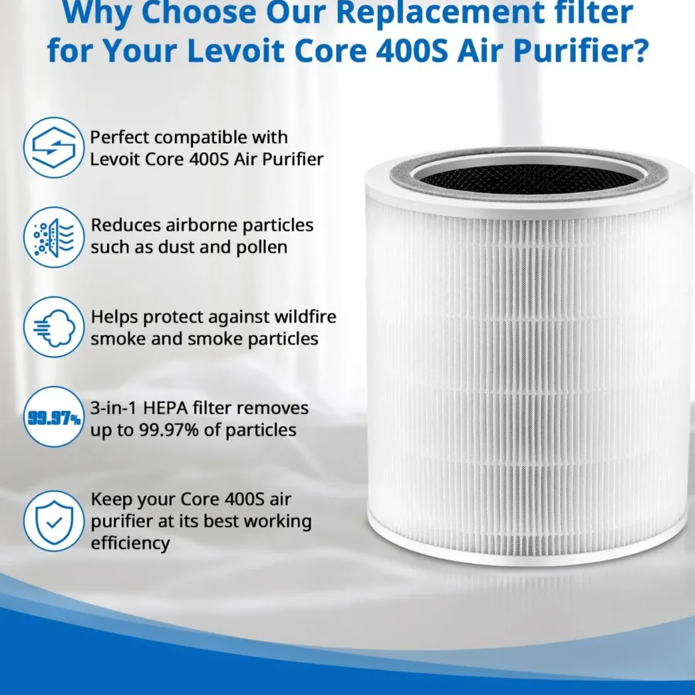 Levoit Core 400S 3-stegsfilter