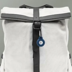 Linocell AirTag silikonfodral med karbinhake Blå