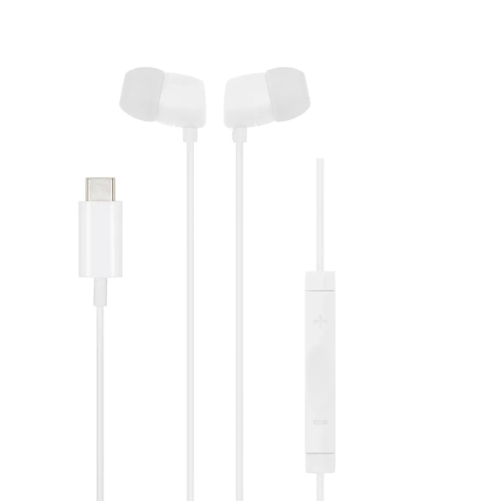 Linocell Bullets USB-C-Hörlurar Vit