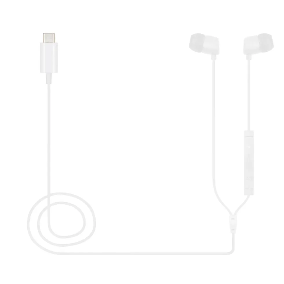 Linocell Bullets USB-C-Hörlurar Vit