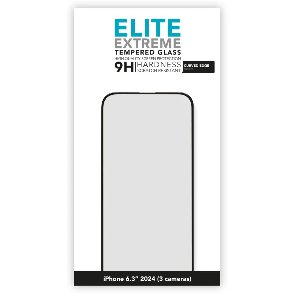 Linocell Elite Extreme Curved Skärmskydd för iPhone 16 Pro