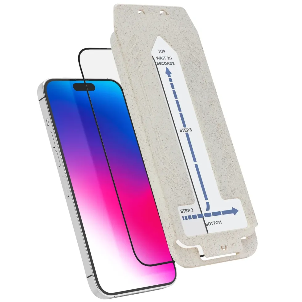 Linocell Elite Extreme Curved Skärmskydd för iPhone 16 Pro och 17
