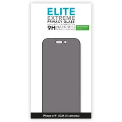 Linocell Elite Extreme Privacy Glass Skärmskydd för iPhone 16 Pro Max och 17 Pro Max