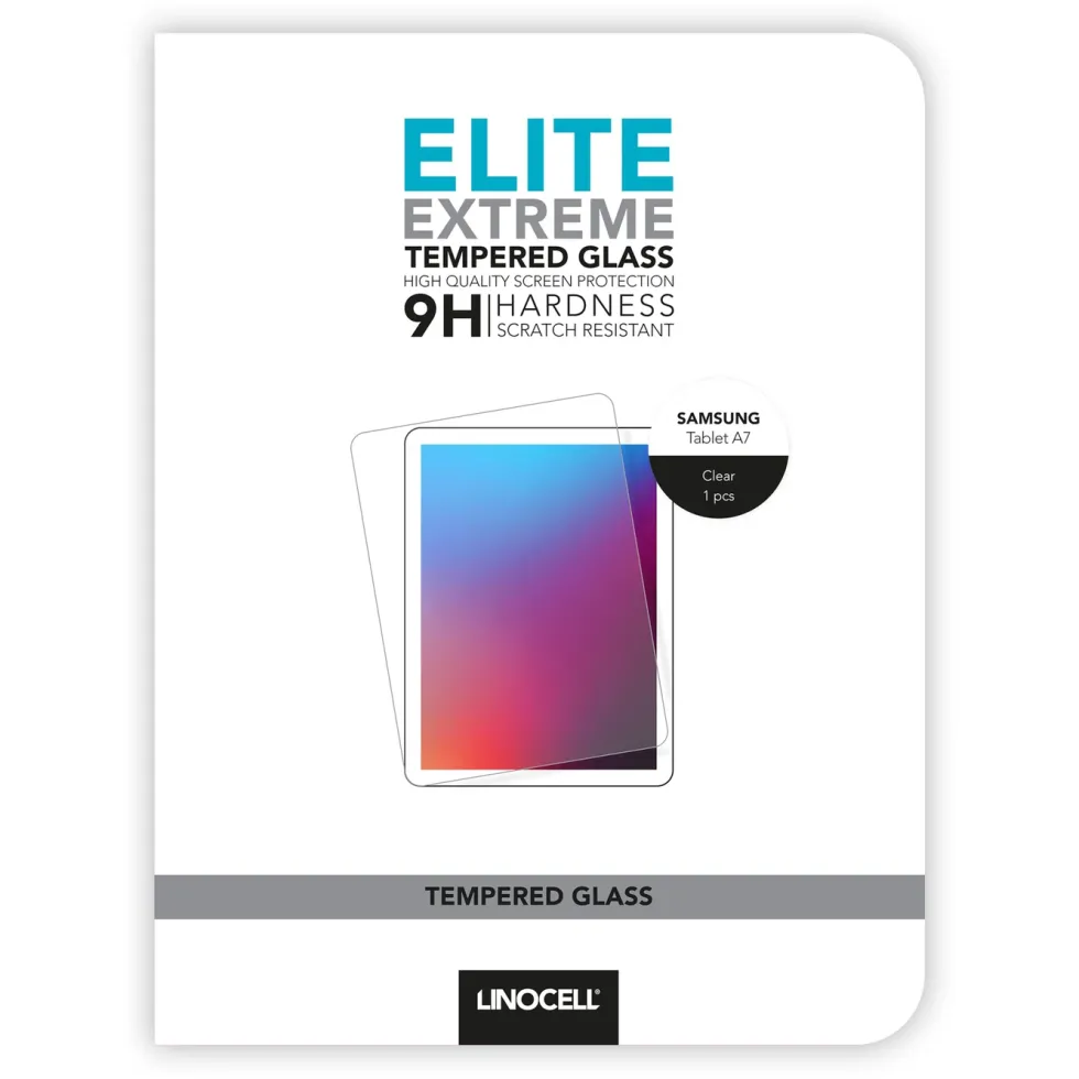 Linocell Elite Extreme Skärmskydd i glas för Galaxy Tab A7 10,4”