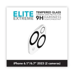 Linocell Elite Extreme Skydd för kameramodulen iPhone 15 och 15 Plus