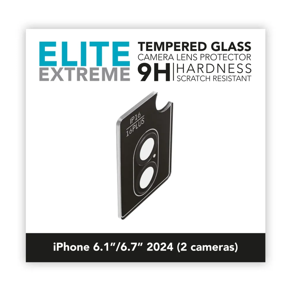 Linocell Elite Extreme Skydd för kameralinsen iPhone 17, 16 och 16 Plus