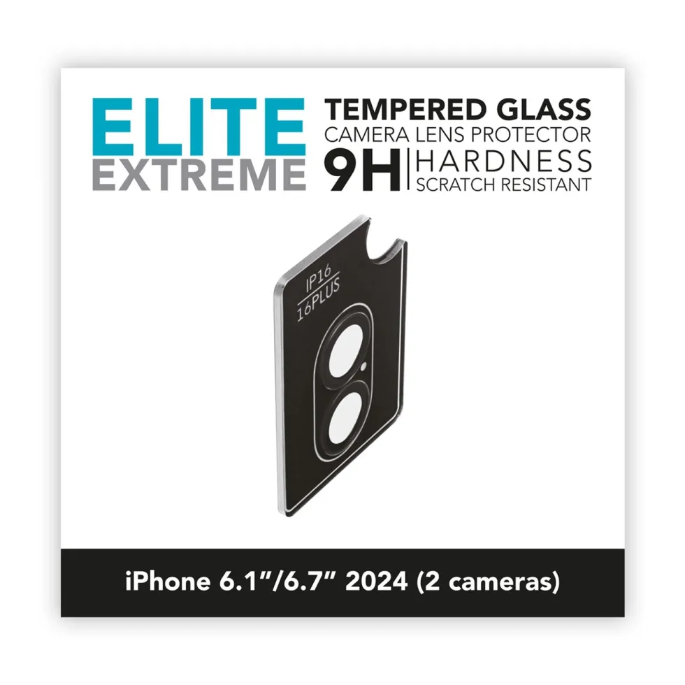 Linocell Elite Extreme Skydd för kameralinsen iPhone 17, 16 och 16 Plus