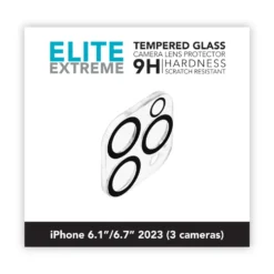 Linocell Elite Extreme Skydd för kameramodulen iPhone 15 Pro och 15 Pro Max