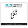 Linocell Elite Extreme Skydd för kameramodulen iPhone 16 Pro och 16 Pro Max