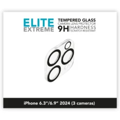 Linocell Elite Extreme Skydd för kameramodulen iPhone 16 Pro och 16 Pro Max