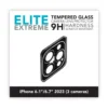 Linocell Elite Extreme Skydd för kameralinsen iPhone 15 Pro och 15 Pro Max