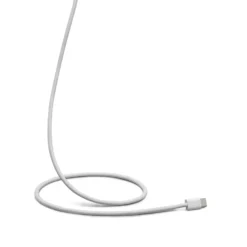 Linocell Flätad USB-C- till Lightning-kabel Vit 0,5 m
