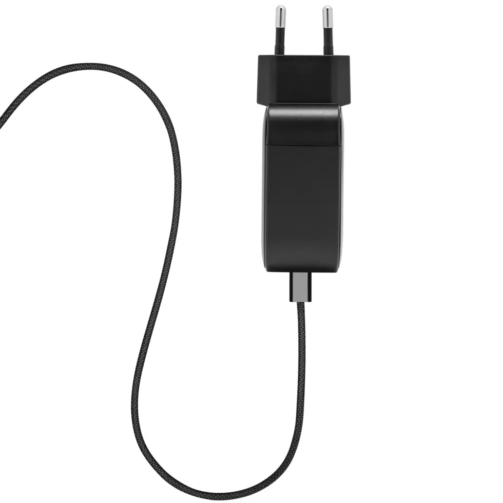 Linocell Flätad USB-C- till USB-C-kabel 240 W Svart 1m