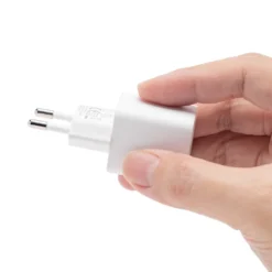 Linocell GaN snabbladdare 35 W PD med 2 USB-C-portar Vit