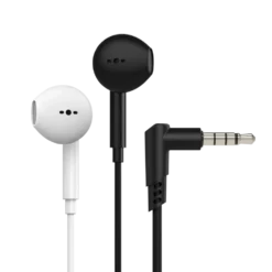 Linocell Hörlurar med mikrofon och 3,5 mm-kontakt Vit