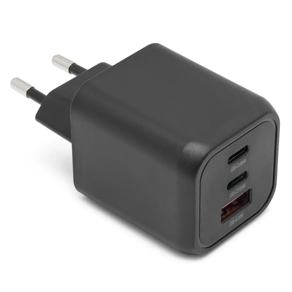 Linocell Premium GaN multiladdare 65 W PD Svart