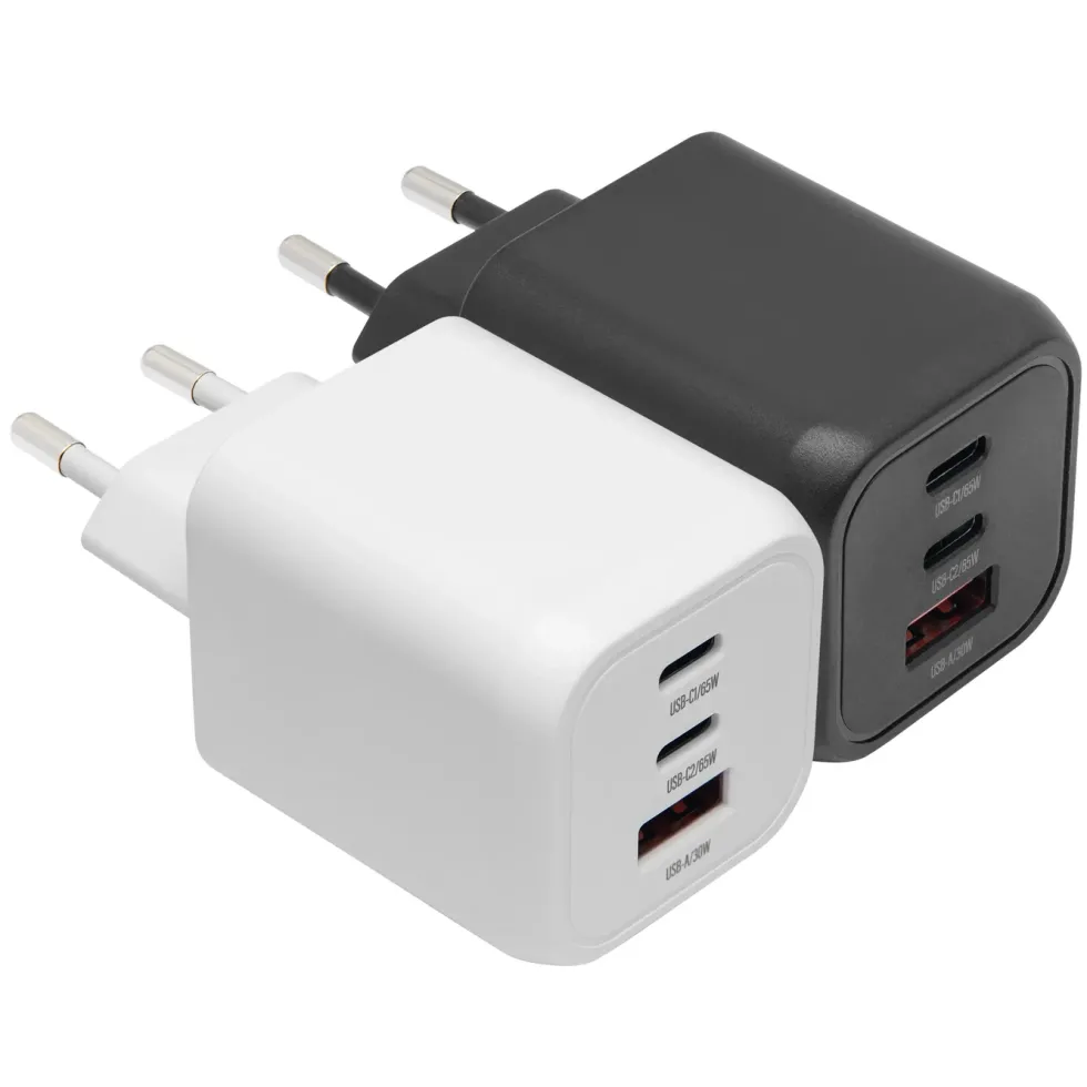 Linocell Premium GaN multiladdare 65 W PD Svart