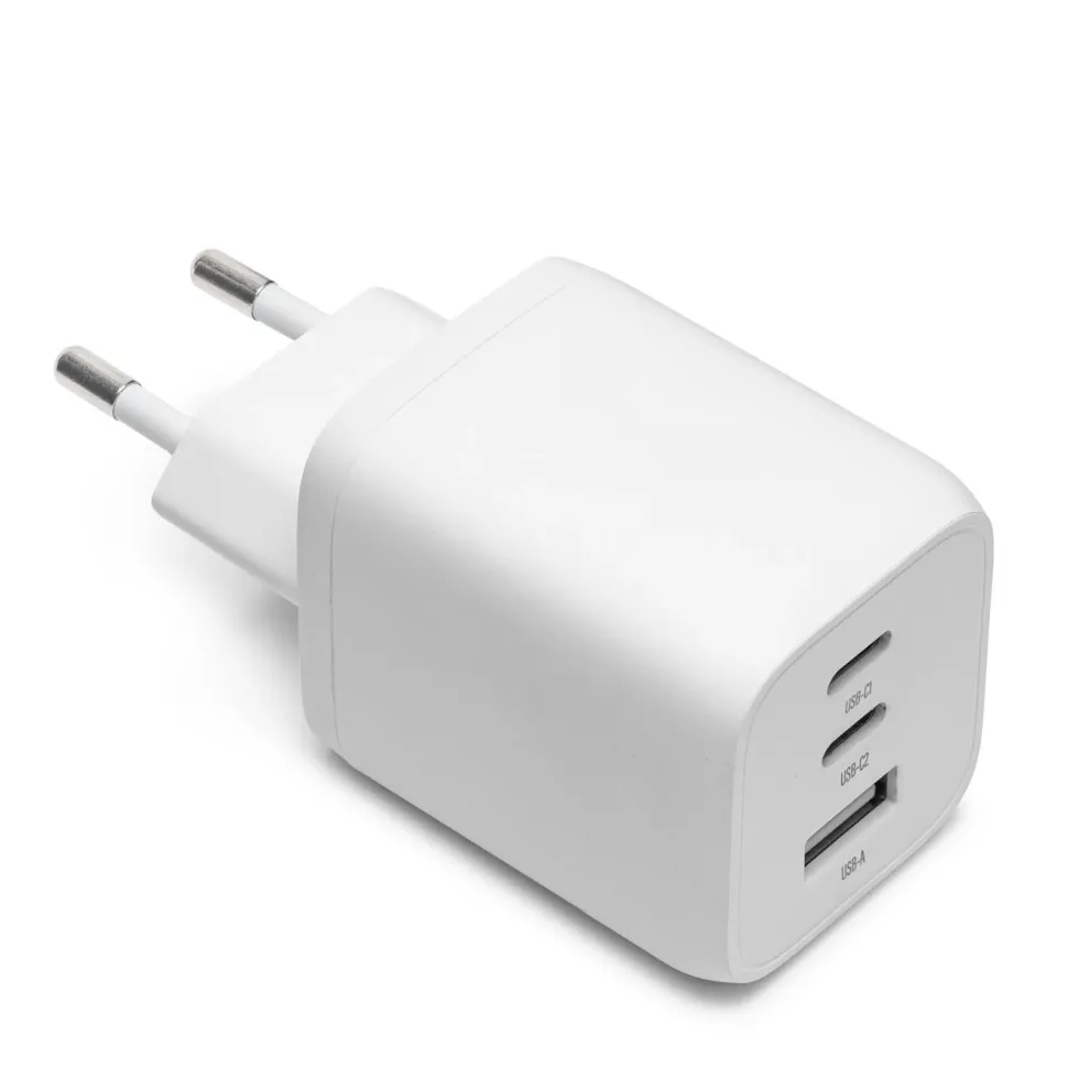 Linocell Premium GaN USB-C laddare med PD 65 W Vit