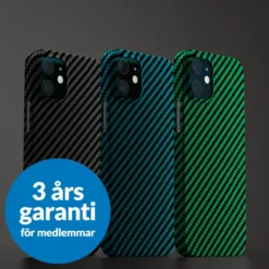 Linocell Premium Kevlar Tåligt skal för iPhone 12 Mini Blå