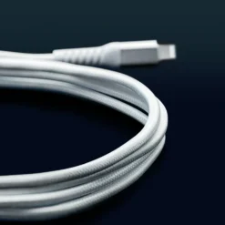 Linocell Premium Kevlar USB-A till Lightning-kabel 1 m Vit