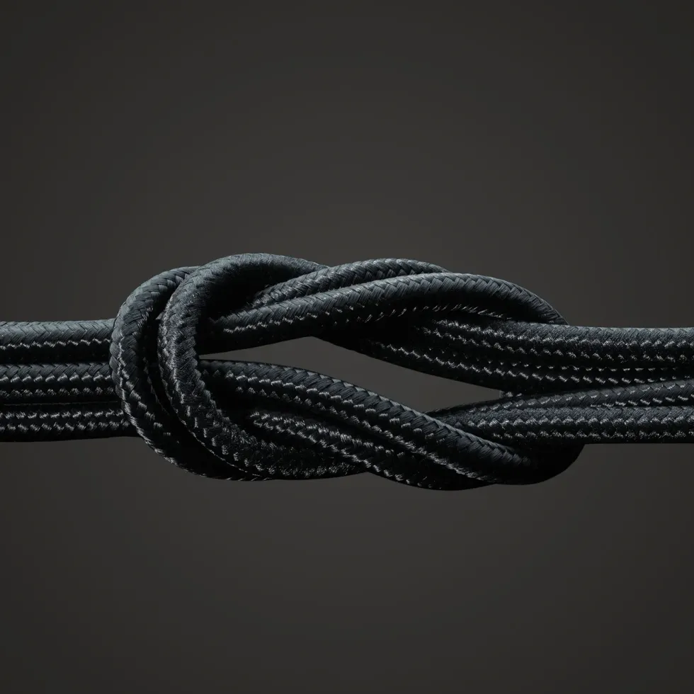 Linocell Premium Kevlar USB-C- till Lightning-kabel Svart 0,5 m