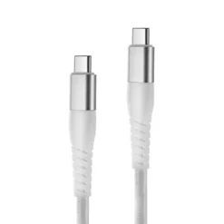 Linocell Premium Kevlar USB-C 3.2-kabel Vit 1 m