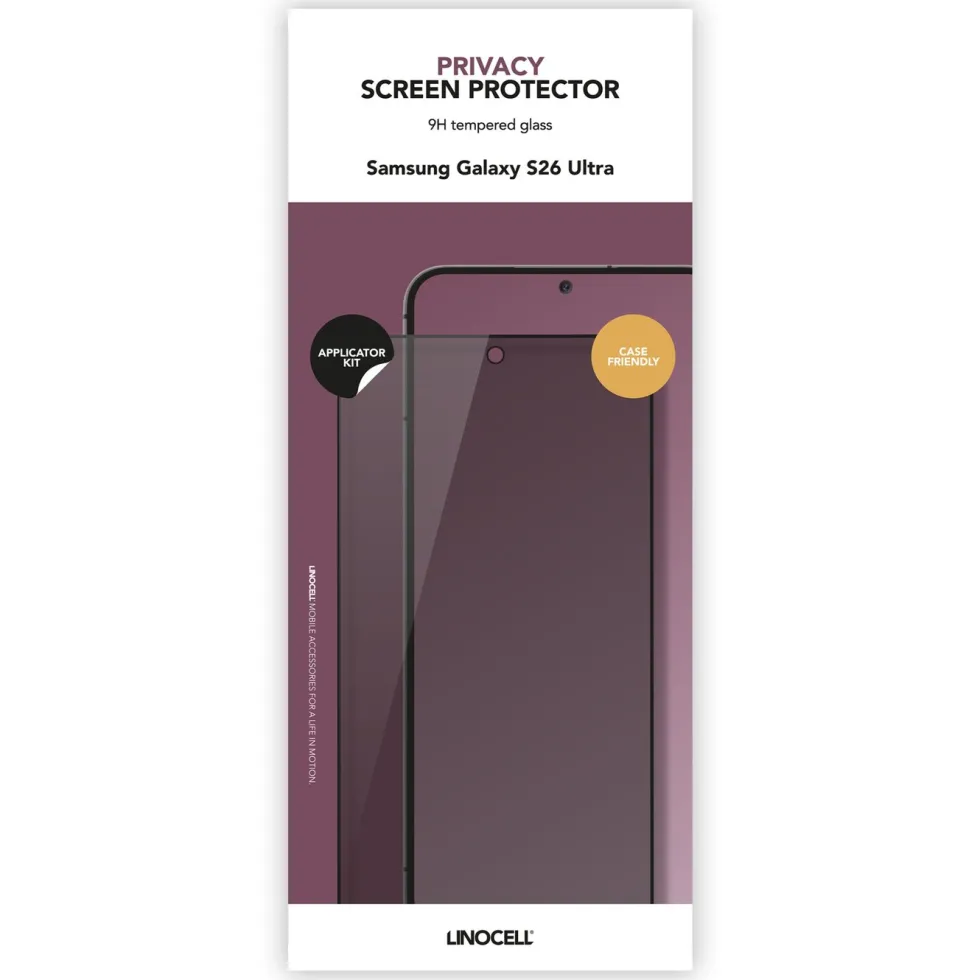 Linocell Privacy Skärmskydd för Samsung Galaxy S26 Ultra