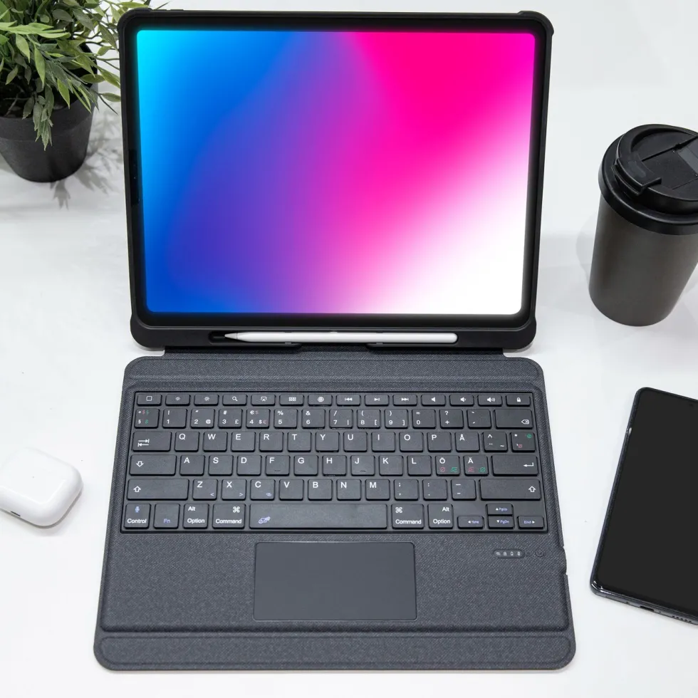 Linocell Tangentbordsfodral för iPad Pro 12,9" Gen. 3-6