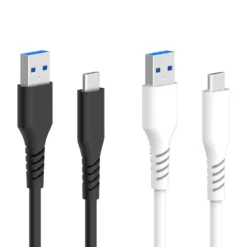 Linocell USB-A till USB-C-kabel Svart 3 m