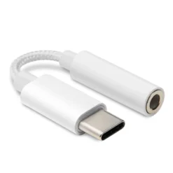 Linocell USB-C till 3,5 mm Vit