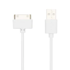 Linocell USB-kabel för iPhone 30-pin Vit 1 m