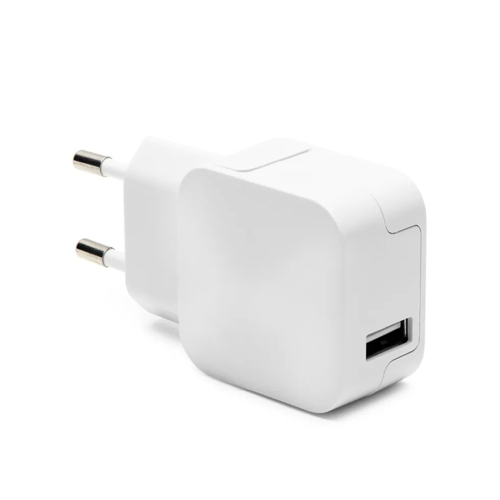 Linocell USB-laddare med Micro-USB-kabel 2,4 A Vit