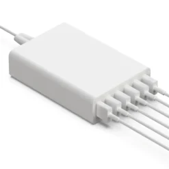 Linocell USB-laddstation 6 portar Vit