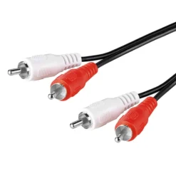 Ljudkabel med 2x RCA 5 m