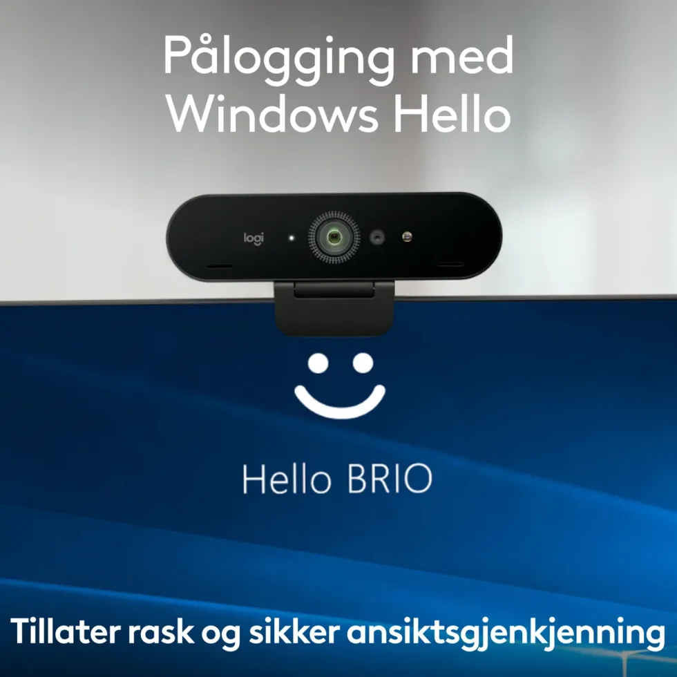 Logitech Brio 4K webbkamera
