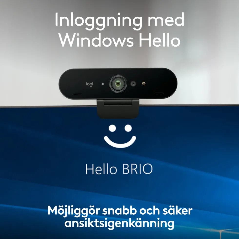 Logitech Brio 4K webbkamera