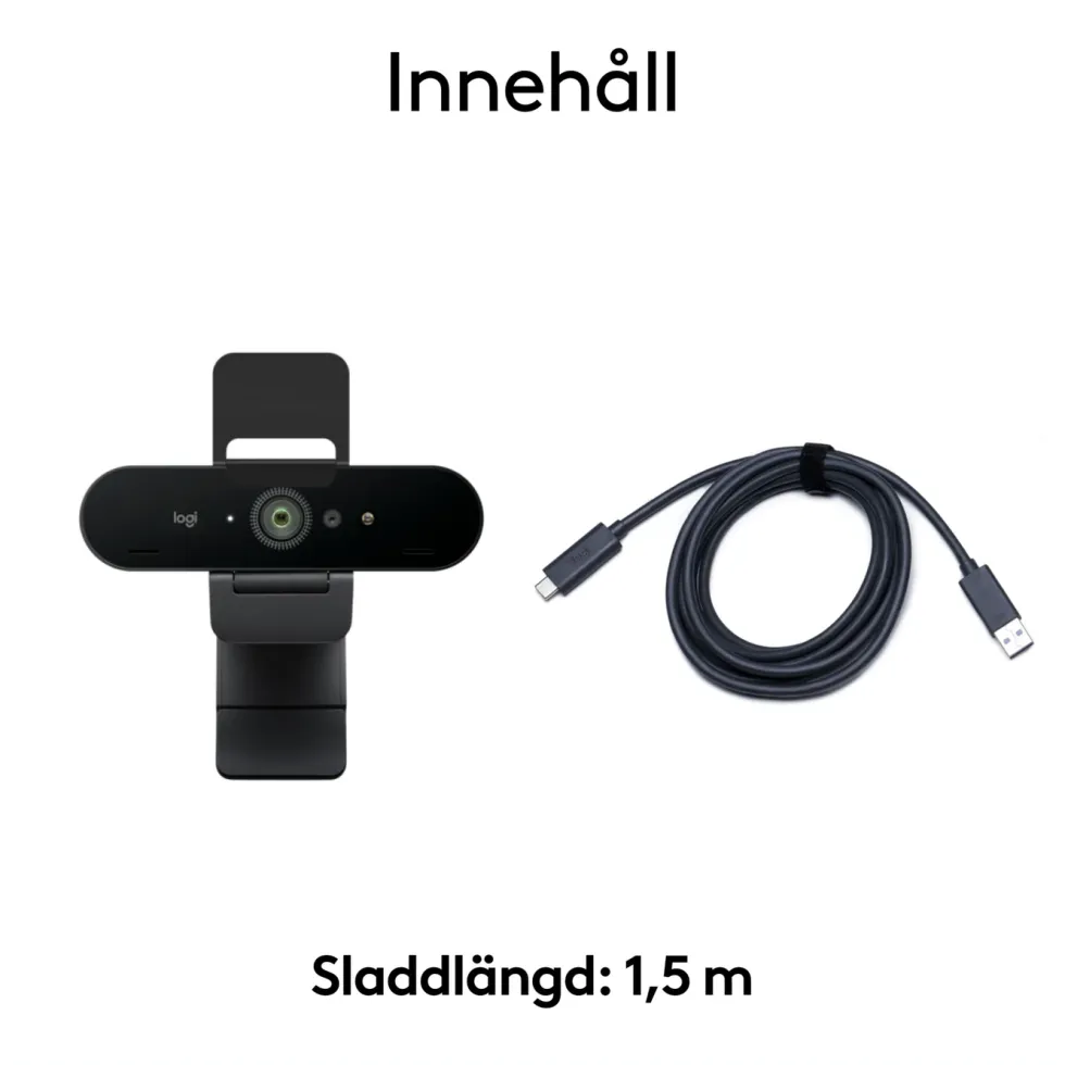 Logitech Brio 4K webbkamera