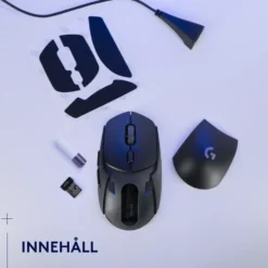 Logitech G G309 Lightspeed Trådlös datormus Svart