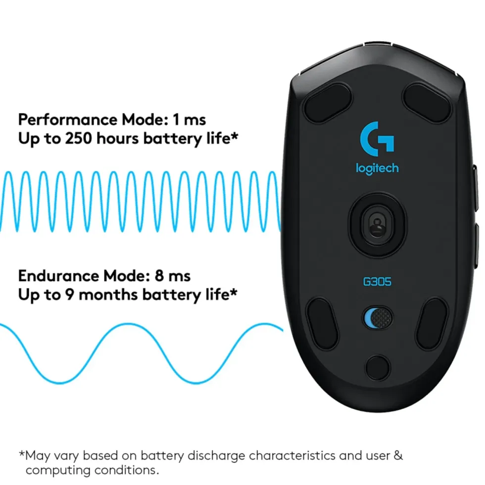 Logitech G 305 Lightspeed Trådlös gaming-mus