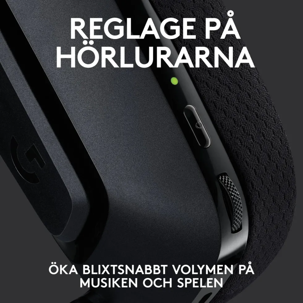 Logitech G 535 Lightspeed Trådlöst gamingheadset