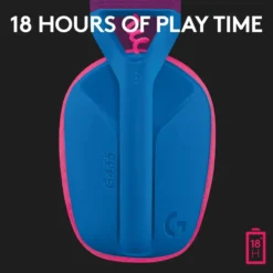 Logitech G 435 Lightspeed Trådlöst gaming-headset Blå & Hallon