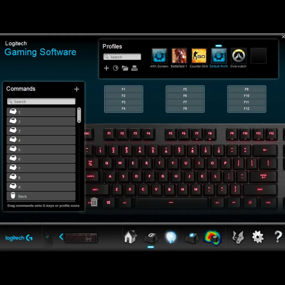 Logitech G 513 Mekaniskt tangentbord Carbon Tactile