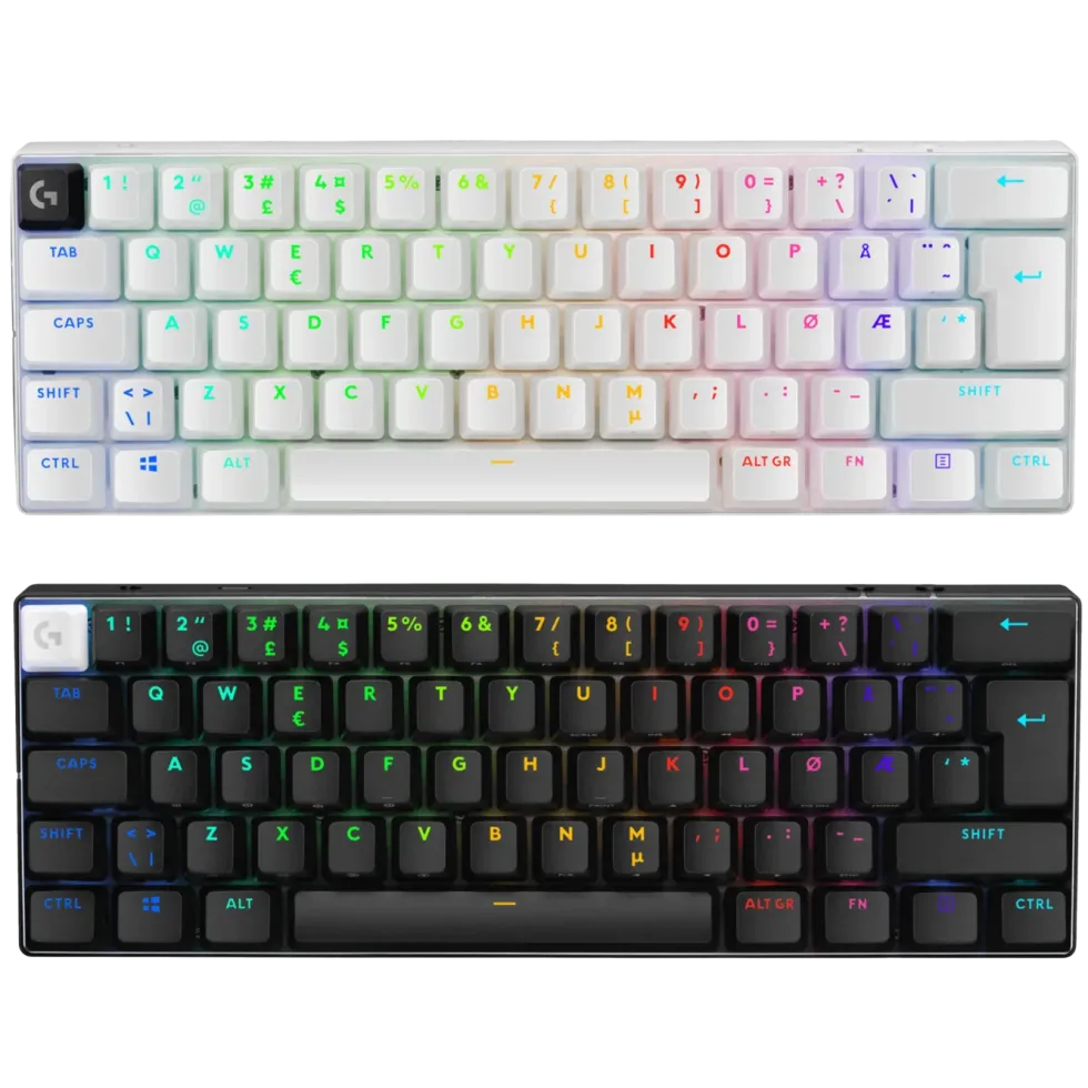 Logitech G PRO X 60 Lightspeed Trådlöst gaming-tangentbord Linear Black