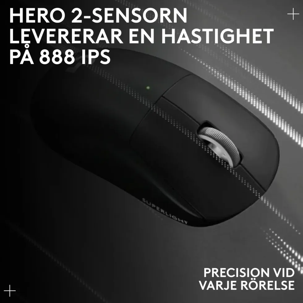 Logitech G Pro X Superlight 2 Trådlös mus