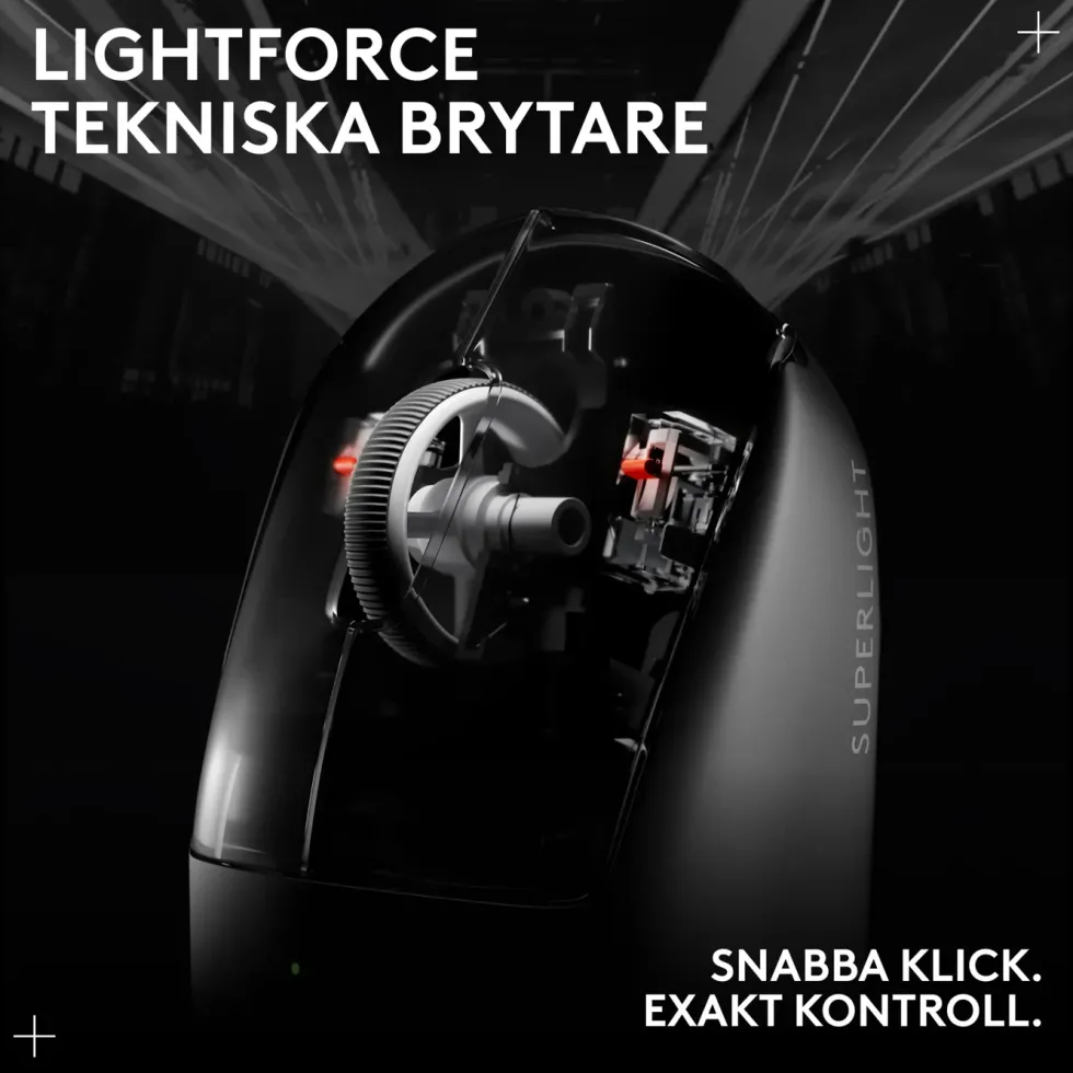 Logitech G Pro X Superlight 2 Trådlös mus